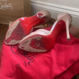 Christian Louboutin preowned fetish 120 shiny calf 39